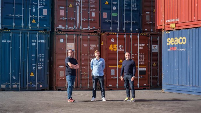 Maral Rossinyol, Adriaan Landman i Miguel Silva-Constenla, cofundadors d'AllRead