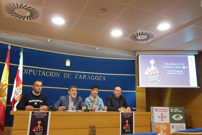 Presentación de la edición XIX edición de Animainzón, las jornadas de cine y el certamen de animación de Ainzón.