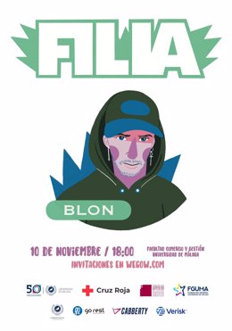 Cartel de la iniciativa de 'Filia' que se llevará a cabo en la Universidad de Málaga el próximo 10 de noviembre