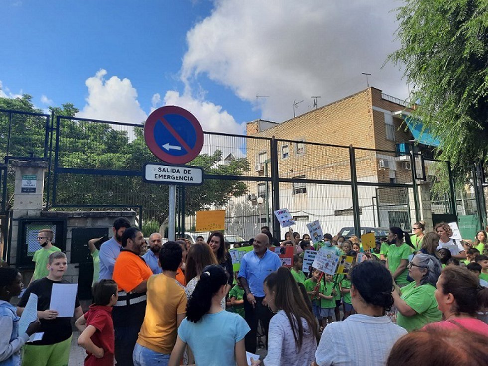 Uno de los centros educativos galardonados en los Premios Nacionales Aprendizaje-Servicio.