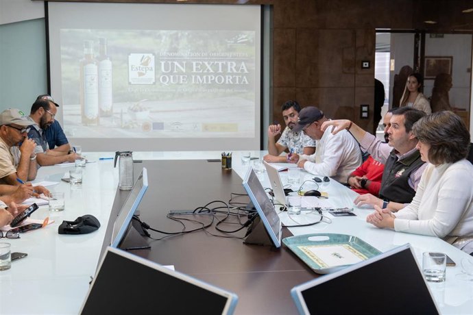 Archivo - Visita de olivicultores marroquíes a la Denominación de Origen de Estepa.