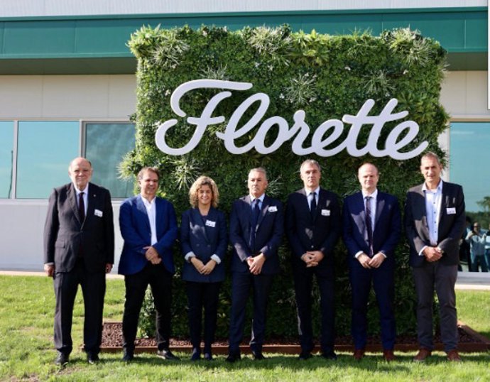Representants al centre de producció de Florette a les Terres de l'Ebre (Tarragona).