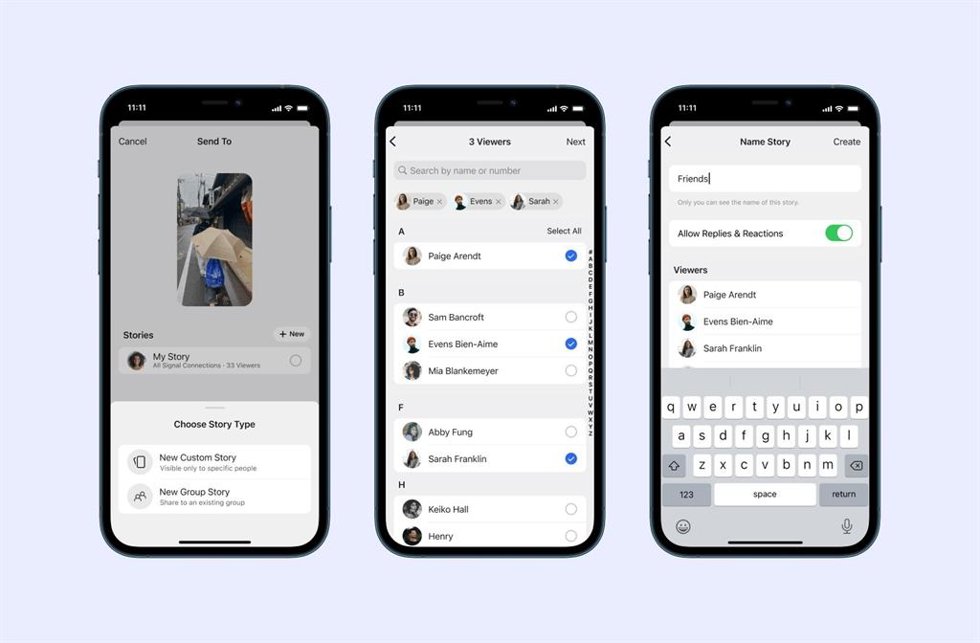 Signal añade la posibilidad de publicar Historias efímeras que durarán 24 horas.