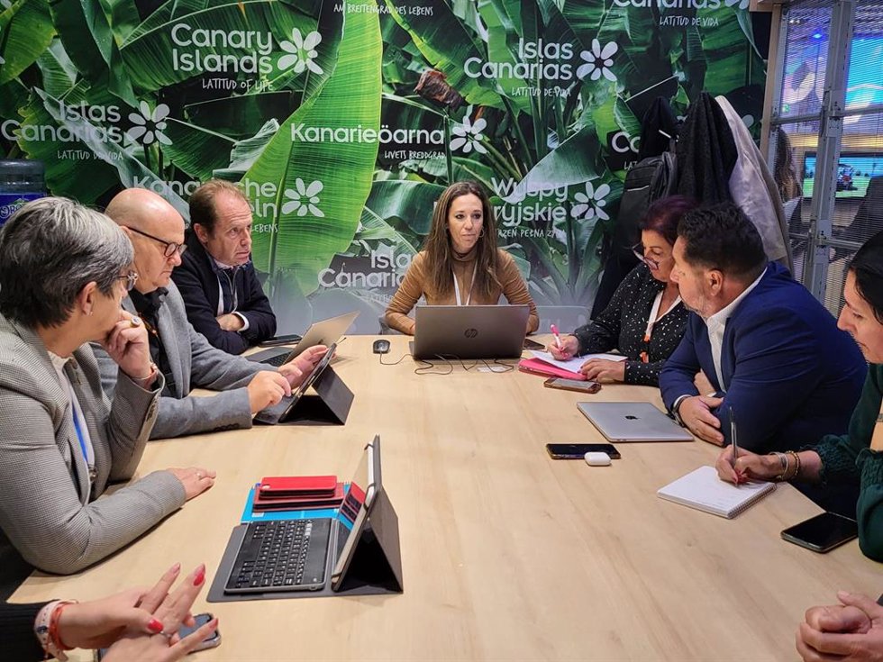 Reunión del Cabildo de Fuerteventura en la WTM
