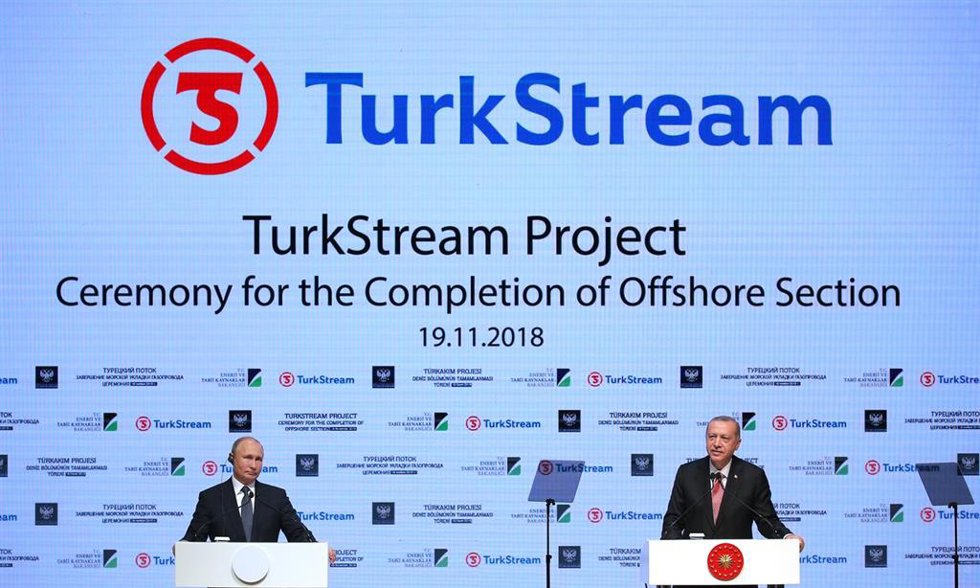 El presidente turco, Recep Tayyip Erdogan, y su homólogo ruso, Vladimir Putin