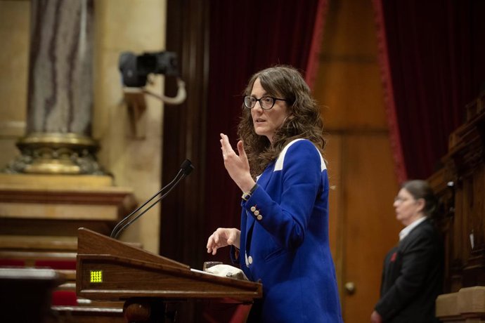 Archivo - Tnia Verge, titular de la Conselleria d'Igualtat i Feminismes