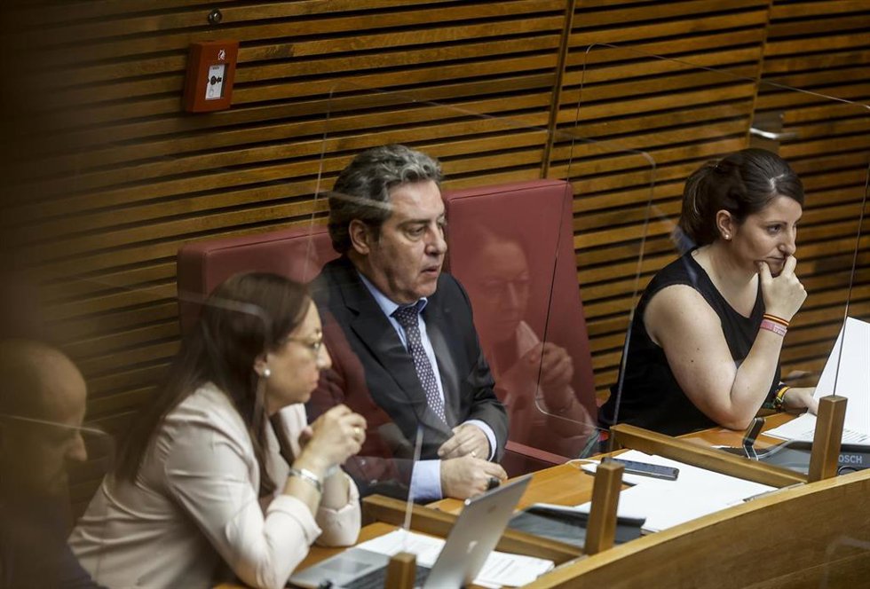 Archivo - Diputados de Vox en Les Corts