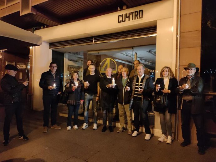 Protesta de hostelería en Logroño ante el aumento de los precios energéticos