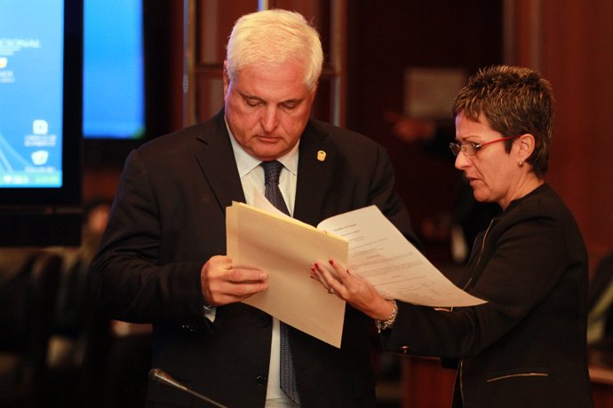 Archivo - El Presidente De Panamá, Ricardo Martinelli.