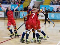 La selección femenina remonta a Portugal y logra una nueva victoria en los Juegos Mundiales de Patinaje