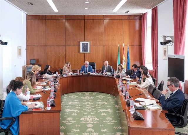 Reunión de la Juntade Portavoces del Parlamento de Andalucía