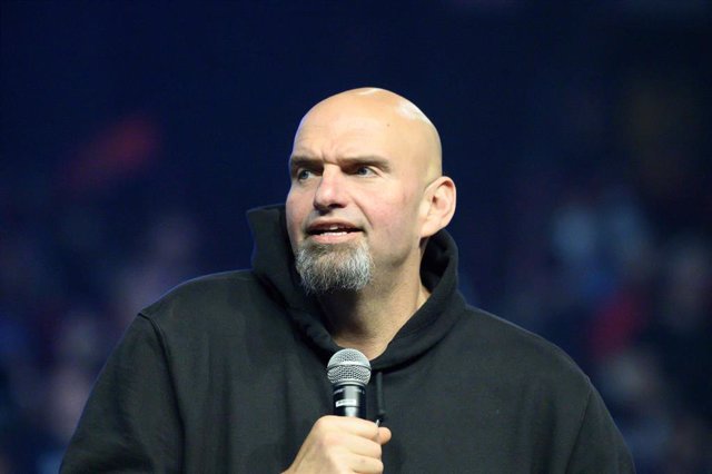 El demócrata estadounidense John Fetterman, en Pensilvania