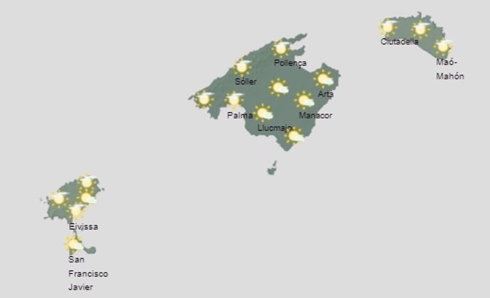 El tiempo hoy, miércoles 9 de noviembre, en Baleares.