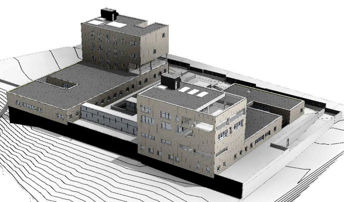 Archivo - Maqueta de la futura comisaría de Policía Nacional de Cuenca.