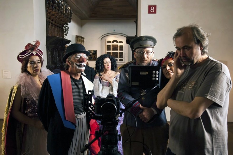 La compañía Teatro Corsario.