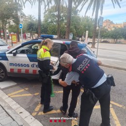 Detenido el hombre que atropelló un Mosso d'Esquadra y se fugó en El Vendrell (Tarragona)