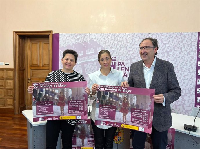 Presentación de las rutas teatralizadas Con nombre de Mujer'.