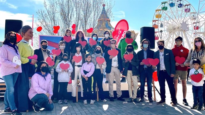 La Festa del Cor que acoge el parque de atracciones Tibidabo de Barcelona.