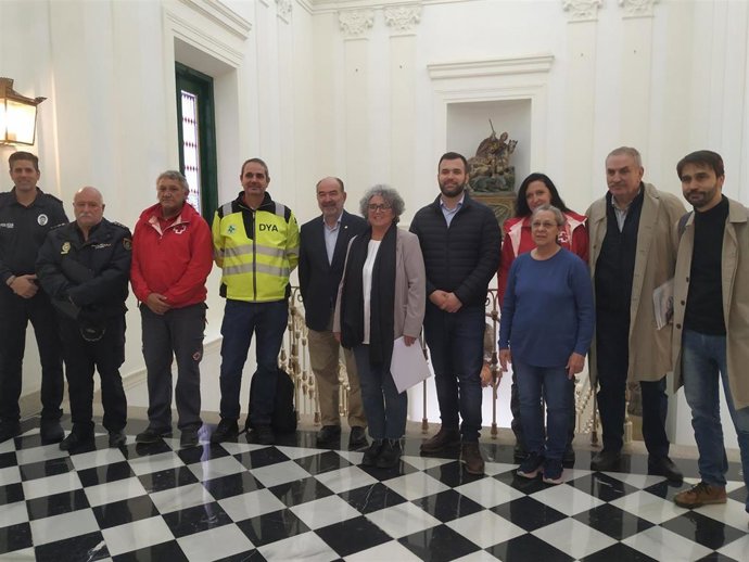 Firmantes del protocolo de atención a las personas sin hogar