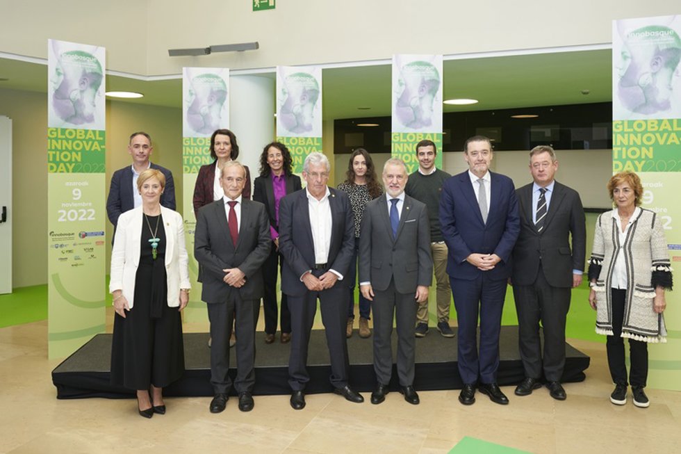 El lehendakari, Iñigo Urkullu, en la clausura en San Sebastián la undécima edición de Global Innovation Day