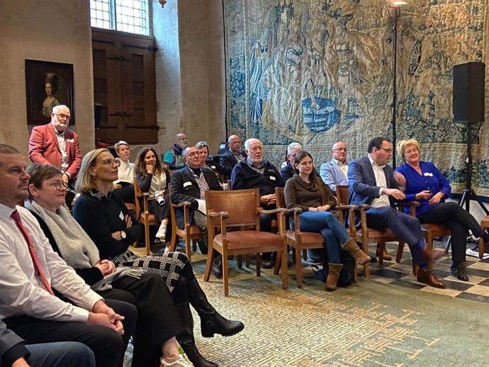 Participantes en la conferencia final del proyecto 'Cherish (Interreg Europe)' en Middelburg, Holanda.