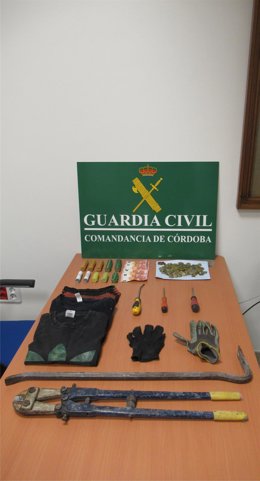 Material intervenido.