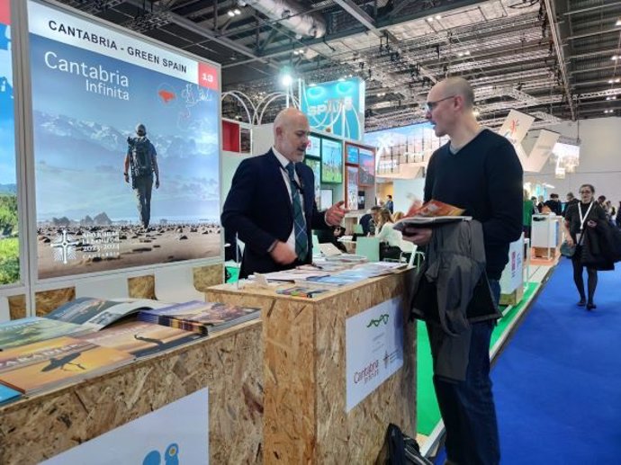 Espacio de Cantabria en la feria londinense.