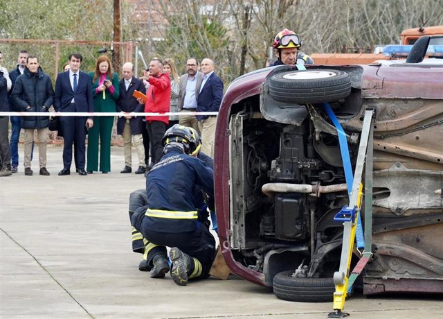 Imagen del simulacro.