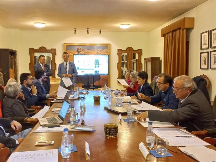 Participantes en la reunión celebrada en Medina de Rioseco.