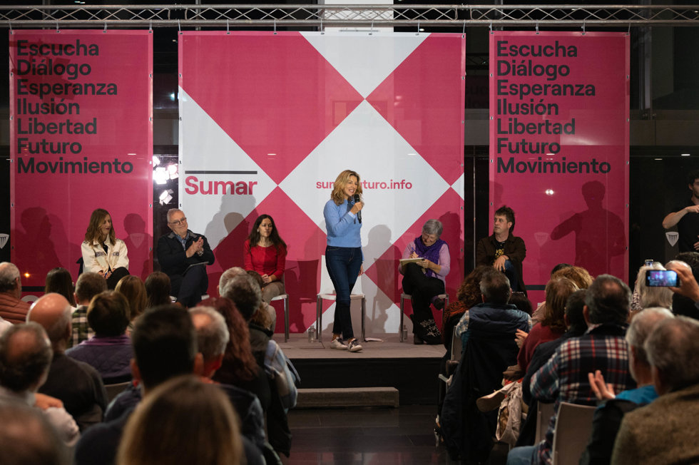 Yolanda Díaz en Logroño