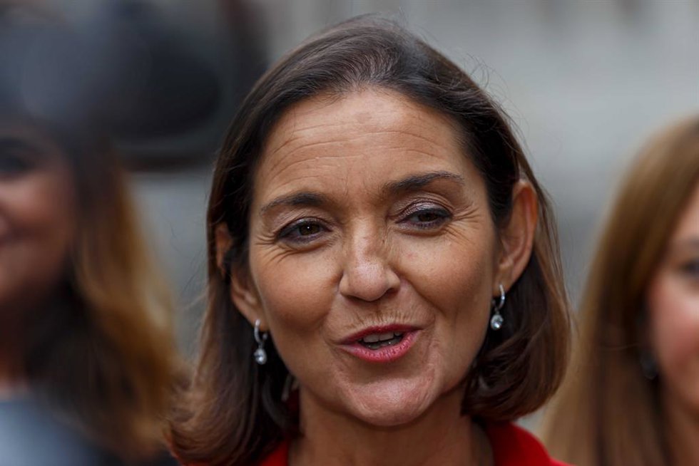 La ministra de Industria, Comercio y Turismo, Reyes Maroto
