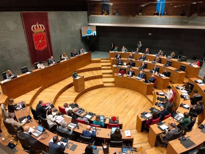 Debate sobre el Estado de la Comunidad en el Parlamento de Navarra.