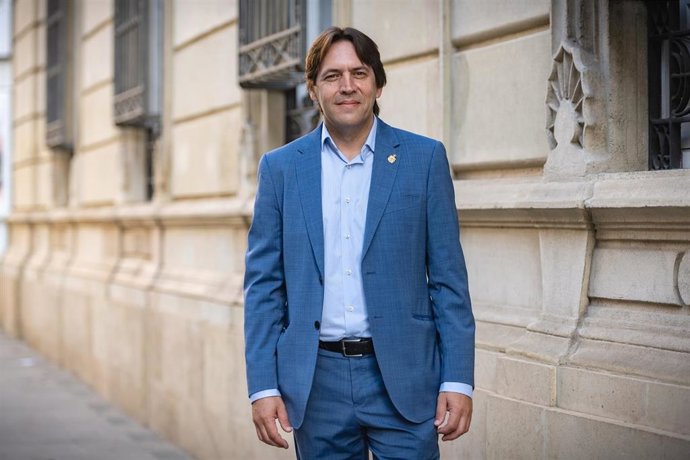 Archivo - El candidato de Cs a la Alcaldía de Almería, Rafael Burgos.