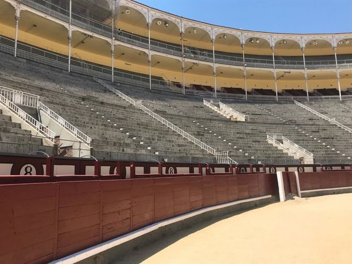Archivo - Obras en la Plaza de Las Ventas