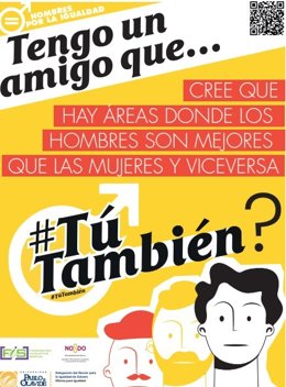 Cartelería de la campaña 'Hombres por la Igualdad-UPO'.
