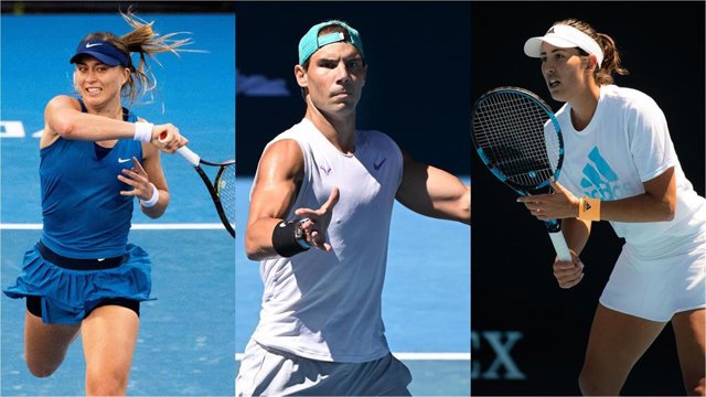 Archivo - Los tenista españoles Rafa Nadal y Paula Badosa disputarán la novedosa United Cup en Australia y Garbiñe Muguruza se ausentará.