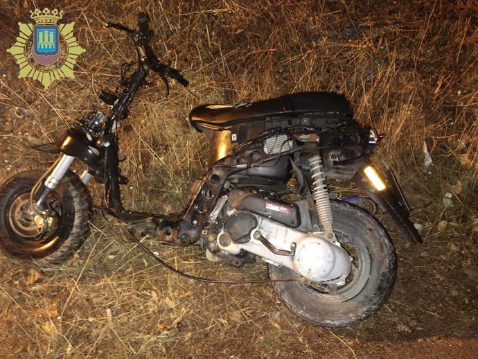 La Policía Local de Logroño detiene a dos personas por robar y desguazar un ciclomotor