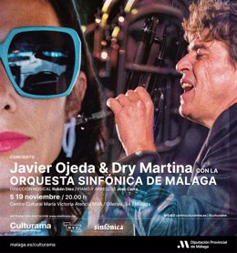 El MVA recibe a Javier Ojeda y Dry Martina con la Orquesta Sinfónica de Málaga