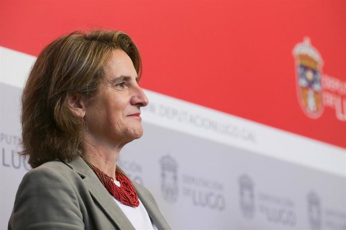 La vicepresidenta tercera y ministra de Transición Ecológica y Reto Democrático, Teresa Ribera, inaugura el VIII Fórum de Ciudades y Territorios Creativos de España, en la Diputación de Lugo, a 10 de noviembre de 2022, en Lugo, Galicia (España).  El Fór