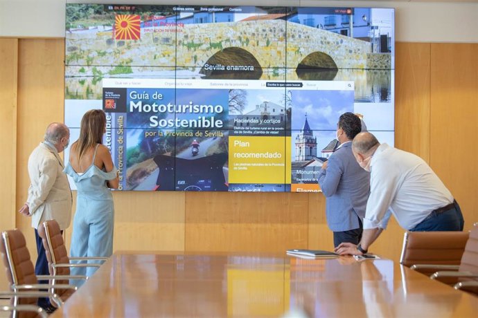 Villalobos, en la presentación de la nueva web de turismo de la provincia.