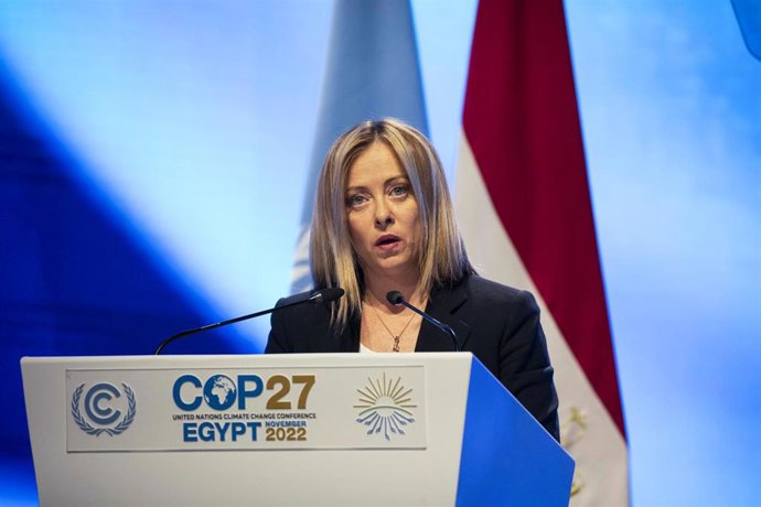 La primera ministra de Italia, Giorgia Meloni