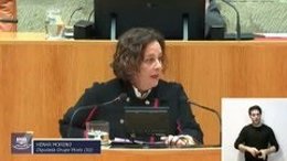 La diputada de IU, Henar Moreno