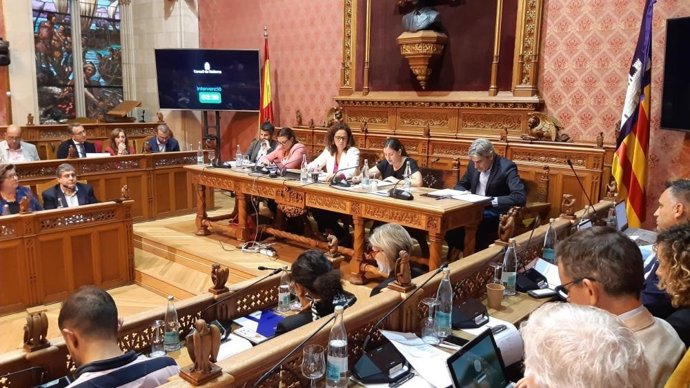 Pleno del Consell de Mallorca.
