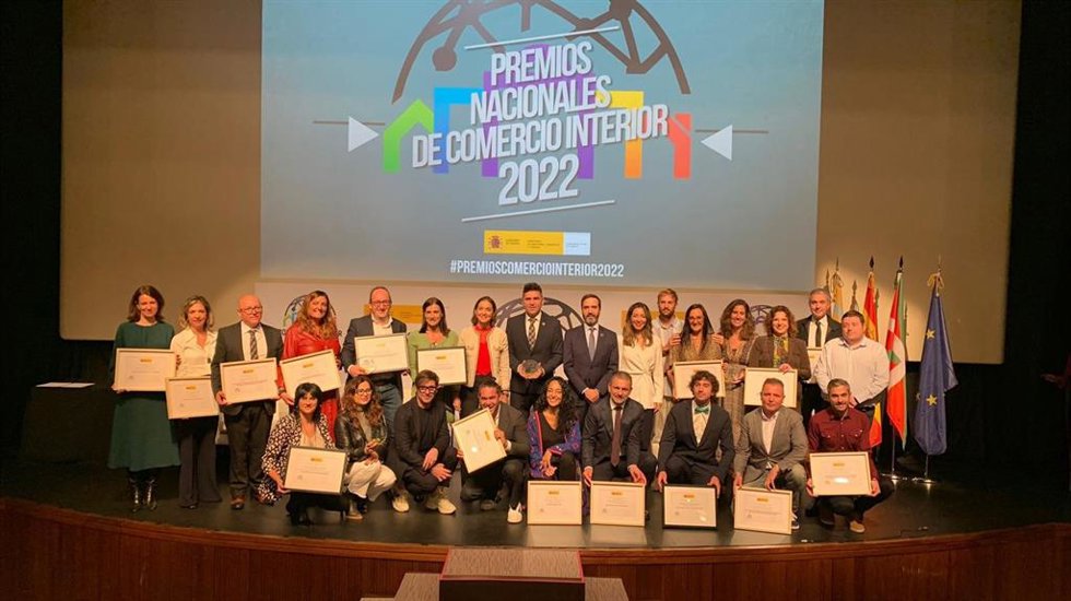Entrega en Zumarraga (Gipuzkoa) de los Premios Nacionales de Comercio Interior 2022