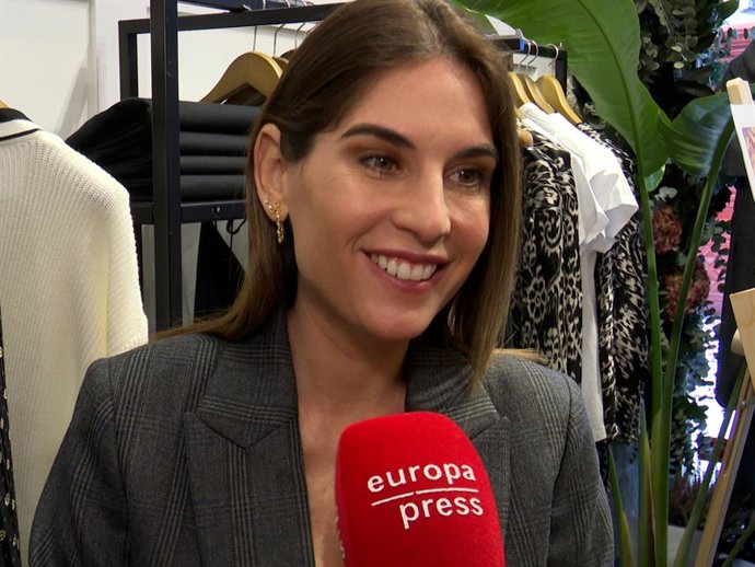 Lourdes Montes en la inauguración de la nueva tienda de Silbon