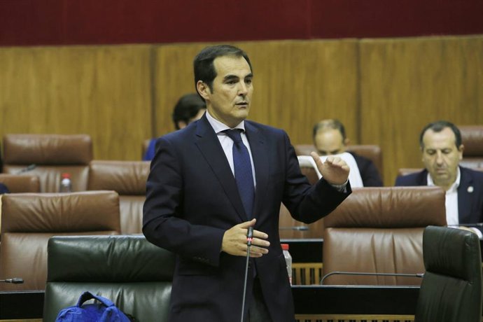 José Antonio Nieto, este jueves ante el Pleno del Parlamento de Andalucía