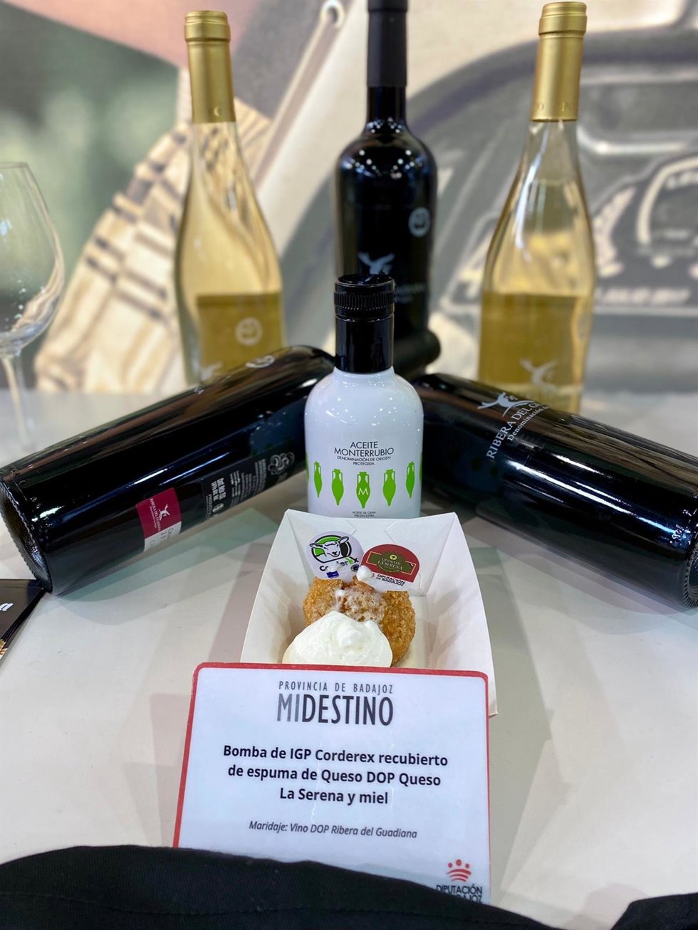 La Diputación de Badajoz promociona los productos certificados de la provincia en el Salón Gastronómico Xantar de Orense,