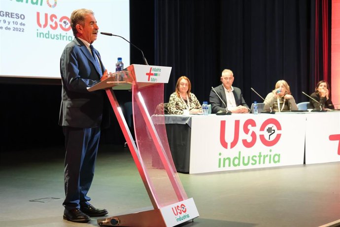 El Presidente De Cantabria, Miguel Ángel Revilla, Clausura El 3Er Congreso Federal De U.S.O. Industria.