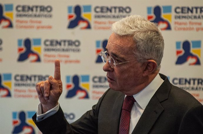 Archivo - Álvaro Uribe, expresidente de Colombia.