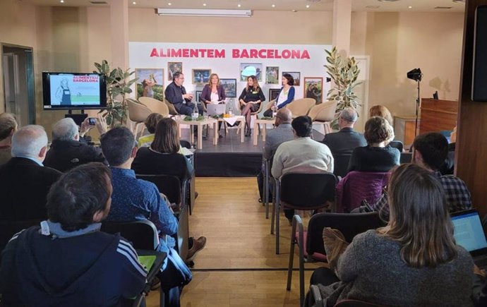 Presentación de la jornada 'Alimentem Barcelona' en el Parc Agrari del Baix Llobregat.